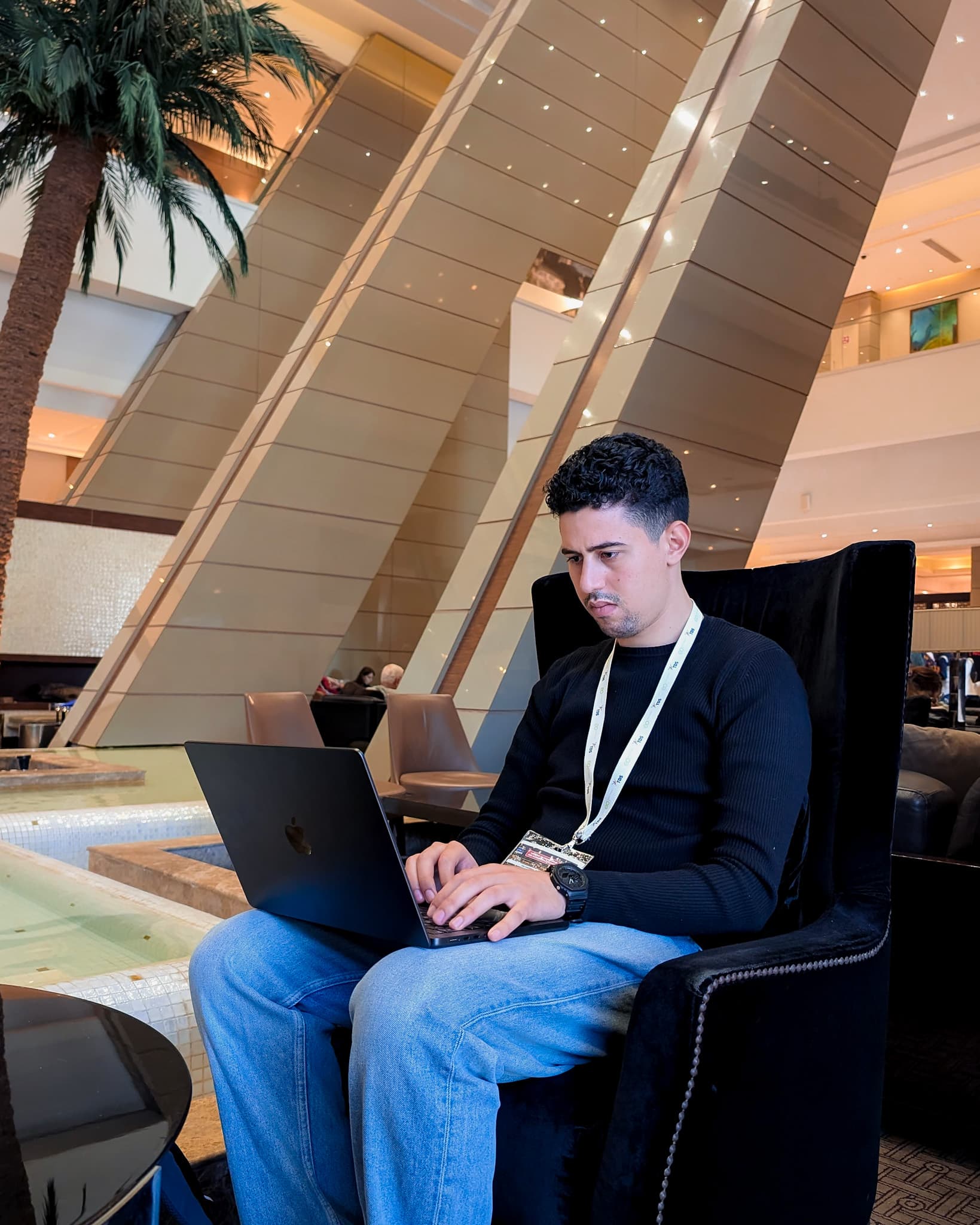 Wassim playing chess Wassim playing chess